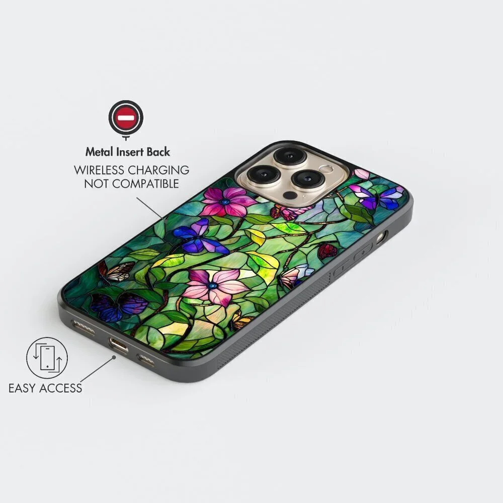 Floral Phone Cover – iPhone 17, 16 Pro, 15, Galaxy S26, S25, S26 Ultra, Pixel 9